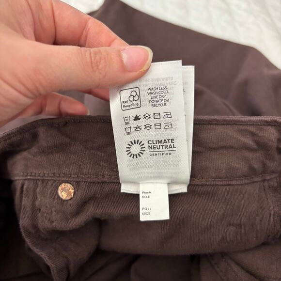 Reformation Sz 30 Wilder Wide Leg Flare Mocha Brown Jeans - Picture 6 of 11